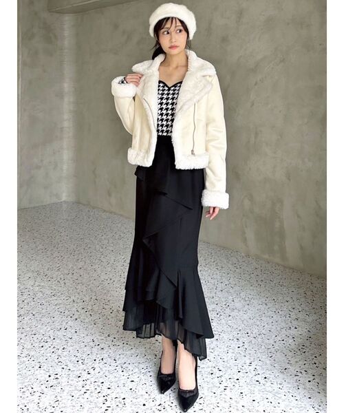 ハートネックラグランニットトップス（ニット/セーター）｜RESEXXY（リゼクシー）