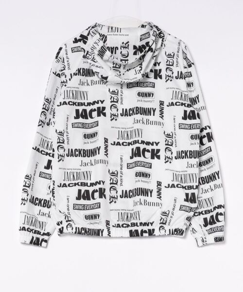 ジャックバニー　ストレッチマルチロゴタフタ　ジャンバー　ブルゾン　パーカー★4 Jack Bunny!!（ジャックバニー）の「ストレッチマルチロゴタフタ