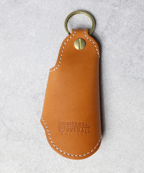 UNIVERSAL OVERALL（ユニバーサルオーバーオール）の「UNIVERSAL OVERALL レザーキーケース（キーホルダー・メンズ・ブラック/ブラウン/ダークブラウン/グリーン/レッド/ネイビー・FREE）」の4枚目の写真