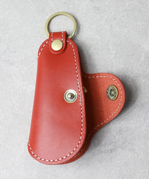 UNIVERSAL OVERALL（ユニバーサルオーバーオール）の「UNIVERSAL OVERALL レザーキーケース（キーホルダー・メンズ・ブラック/ブラウン/ダークブラウン/グリーン/レッド/ネイビー・FREE）」の20枚目の写真