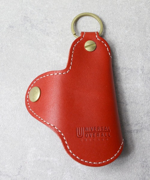 UNIVERSAL OVERALL（ユニバーサルオーバーオール）の「UNIVERSAL OVERALL レザーキーケース（キーホルダー・メンズ・ブラック/ブラウン/ダークブラウン/グリーン/レッド/ネイビー・FREE）」の21枚目の写真
