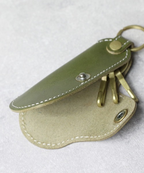 UNIVERSAL OVERALL（ユニバーサルオーバーオール）の「UNIVERSAL OVERALL レザーキーケース（キーホルダー・メンズ・ブラック/ブラウン/ダークブラウン/グリーン/レッド/ネイビー・FREE）」の13枚目の写真