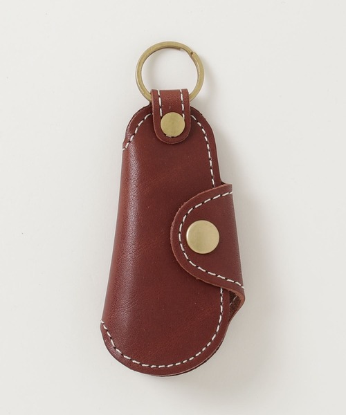 UNIVERSAL OVERALL（ユニバーサルオーバーオール）の「UNIVERSAL OVERALL レザーキーケース（キーホルダー・メンズ・ブラック/ブラウン/ダークブラウン/グリーン/レッド/ネイビー・FREE）」の10枚目の写真