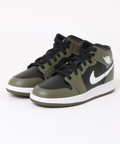 NIKE ナイキ　エアジョーダン1 MID DQ8426-092 未使用品 エア ジョーダン 1 NIKE AIR JORDAN MID blk/wht-medium olive