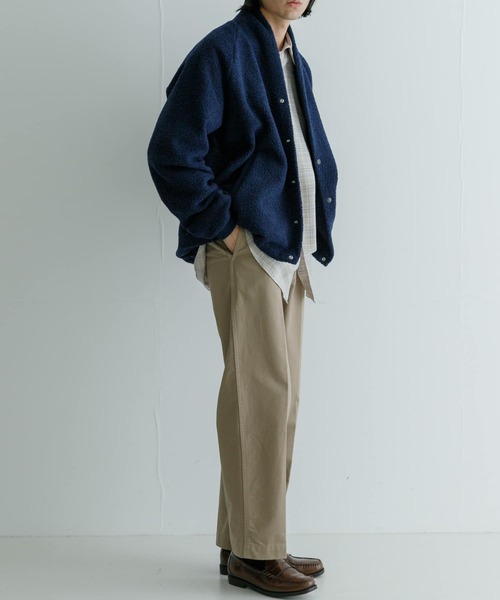 Scye(サイ)の「Scye Boa Fleece Snap Cardigan(カーディガン/ボレロ・メンズ・チャコールグレー/ネイビー・40/38)」の12枚目の写真