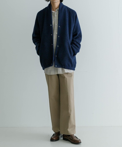 Scye(サイ)の「Scye Boa Fleece Snap Cardigan(カーディガン/ボレロ・メンズ・チャコールグレー/ネイビー・40/38)」の14枚目の写真