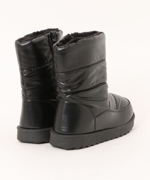 LUGG NAGG(ラグナグ)の「【BeF】【防寒・内ボア】キルティングブーツ(ブーツ・レディース・ブラック・LL/M/L)」の2枚目の写真