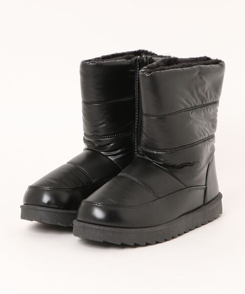LUGG NAGG(ラグナグ)の「【BeF】【防寒・内ボア】キルティングブーツ(ブーツ・レディース・ブラック・LL/M/L)」の9枚目の写真