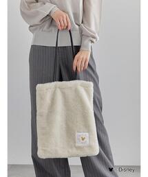 【Disney】ミッキー/ボアファートートバッグ