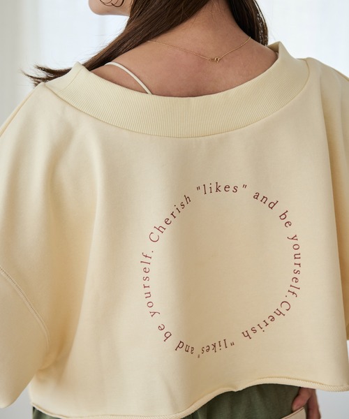 Crisp（クリスプ）の「コンセプトロゴスウェットS（スウェット・レディース・ネイビー/ブラウン/アイボリー・FREE）」の18枚目の写真