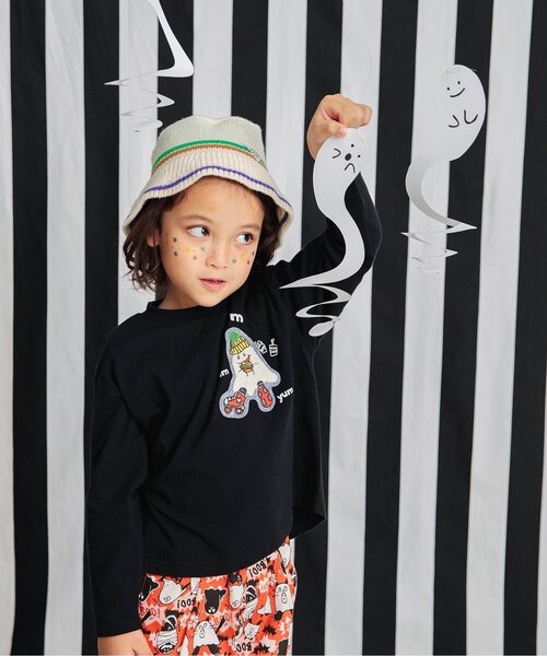 BREEZE(ブリーズ)の「ニットバケット(ハット・キッズ・ブラック/アイボリー・50/54/58)」の6枚目の写真