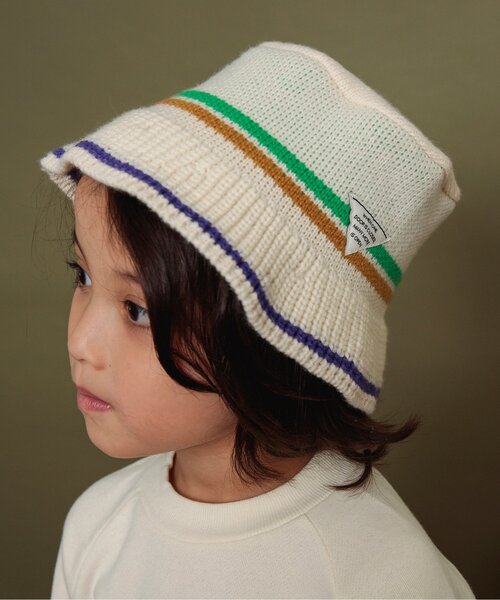 BREEZE(ブリーズ)の「ニットバケット(ハット・キッズ・ブラック/アイボリー・50/54/58)」の11枚目の写真