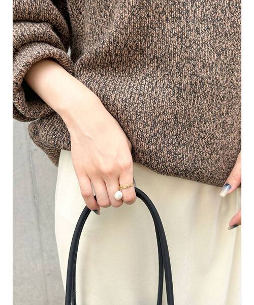 Chibi Jewels （チビジュエルズ）の「chibi jewels別注 淡水パールマルチウェイリング（リング・レディース・ゴールド・FREE）」の4枚目の写真