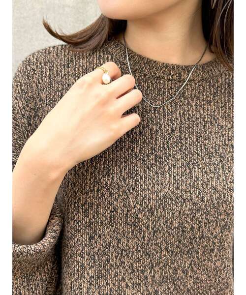 Chibi Jewels （チビジュエルズ）の「chibi jewels別注 淡水パールマルチウェイリング（リング・レディース・ゴールド・FREE）」の5枚目の写真