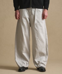 SHIOTA BASIC ベルテッドデニムパンツ