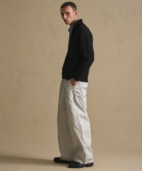 SHIOTA BASIC ベルテッドデニムパンツ（デニムパンツ）｜PUBLIC TOKYO