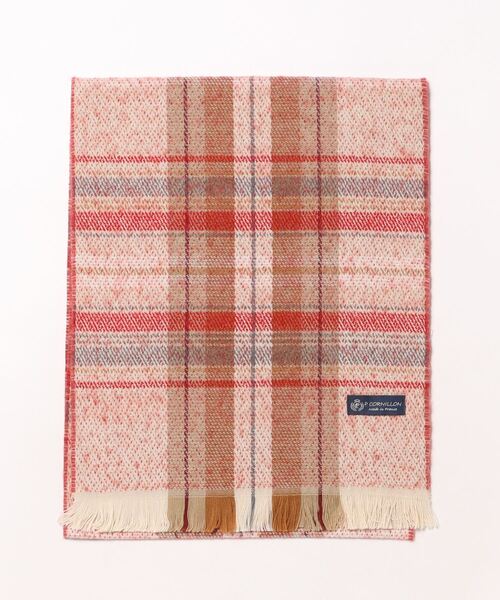 KATHARINE ROSS(キャサリンロス)の「【P.CORNILLON】チェックリバーシブルマフラー(マフラー・レディース・ベージュ/ネイビー・MEDIUM)」の15枚目の写真