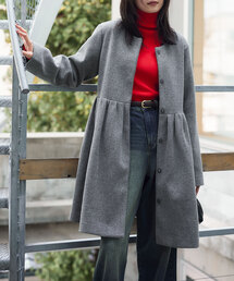 KOBE LETTUCE | ボリュームペプラムコート(ダウンジャケット/コート)