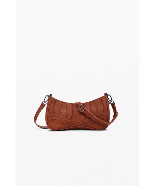 Desigual（デシグアル）の「ウエスタンレザー ショルダーバッグ（ボディバッグ/ウエストポーチ・レディース・ブラウン・FREE）」の3枚目の写真