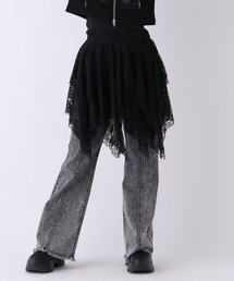 レースヘムミニスカート