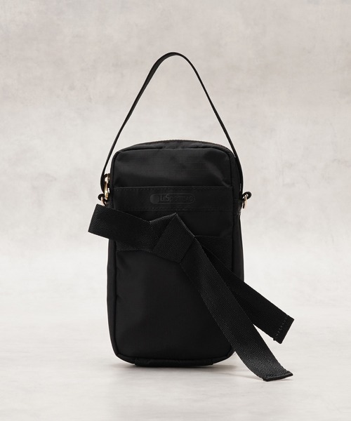 【LANVIN on Bleu】リボン付き黒ナイロンボディバッグ 1235227998.jpg?1622124389