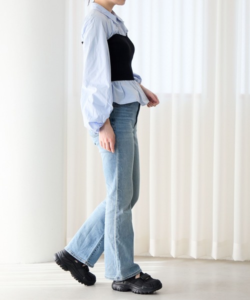 HIMIKO（ヒミコ）の「【HIMIKO】厚底ダブルベルトスニーカーサンダル/657104（サンダル・レディース・ベージュ/ブラック・25.5cm/24.0cm/23.0cm/25.0cm/24.5cm/23.5cm/22.5cm）」の16枚目の写真