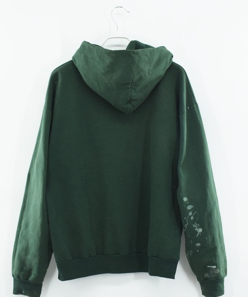 HANES(ヘインズ)の「【ヴィンテージ古着】 Y2K Hanes GREENS BORO FOOT BALL カレッジロゴ プルオーバーパーカー(パーカー・メンズ・グリーン・LARGE)」の3枚目の写真