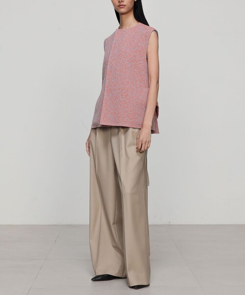 TOMORROWLAND .B ネップツイード ショートジレ（その他アウター）｜TOMORROWLAND .B（トゥモローランドビー）