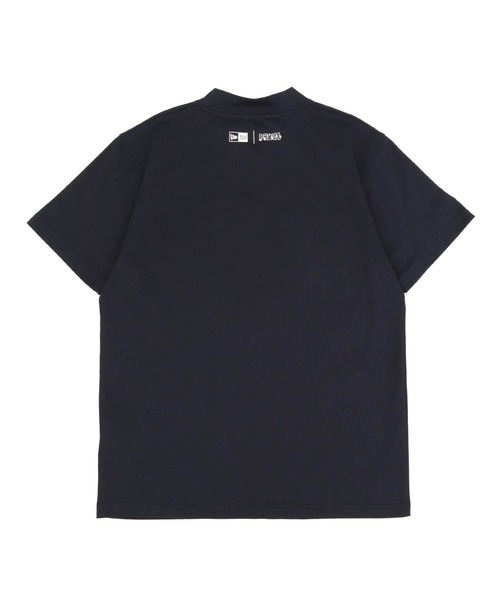 新品ミッドネック Tシャツ ニューエラ ゴルフ モックネック ブラック サイズＬ 14109047-2.jpg
