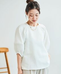 le.coeur blanc | 小花ラメジャガードプルオーバー(シャツ/ブラウス)