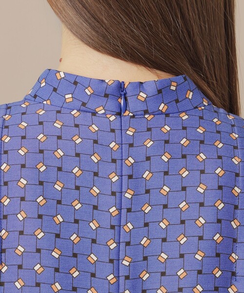 MACKINTOSH LONDON(マッキントッシュ ロンドン)の「ハミングバスケットプリントワンピース(ワンピース・レディース・ホワイト系その他/ライトブルー・40/38)」の11枚目の写真