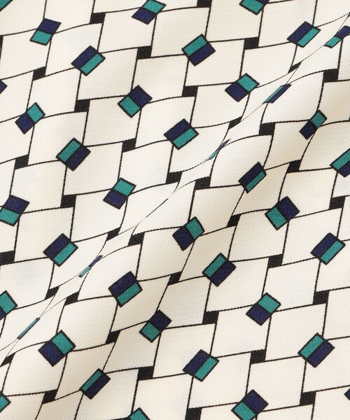 MACKINTOSH LONDON(マッキントッシュ ロンドン)の「ハミングバスケットプリントワンピース(ワンピース・レディース・ホワイト系その他/ライトブルー・40/38)」の13枚目の写真