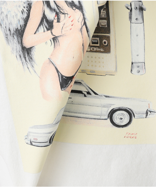 Oriens JOURNAL STANDARD（オリエンス ジャーナルスタンダード）の「【PARADISE NYC /パラダイスニューヨーク】 FALLEN ANGEL SS（Tシャツ/カットソー・レディース・ホワイト・SMALL/MEDIUM）」の18枚目の写真