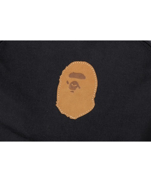 A BATHING APE（アベイシングエイプ）の「APE HEAD PATCH CORDURA DAYPACK（バックパック/リュック・メンズ・ベージュ/ネイビー/ブラック・FREE）」の13枚目の写真