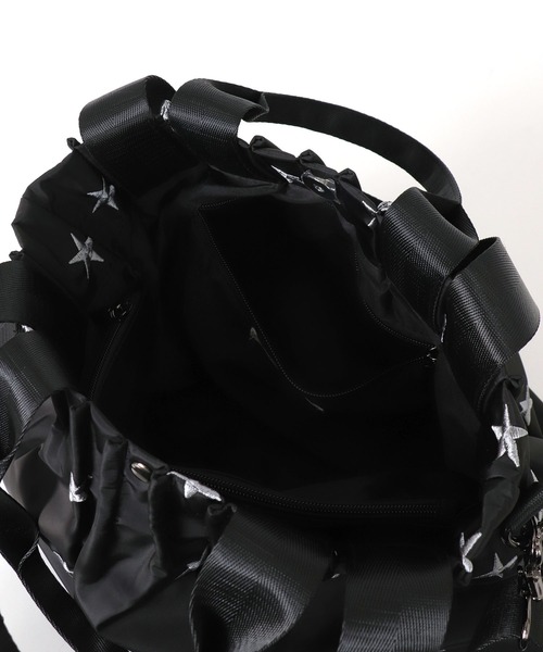 Three Four Time（ｽﾘｰﾌｫｰﾀｲﾑ）の「星刺繍3WAYBAG（トートバッグ・レディース・ブラック・FREE）」の7枚目の写真