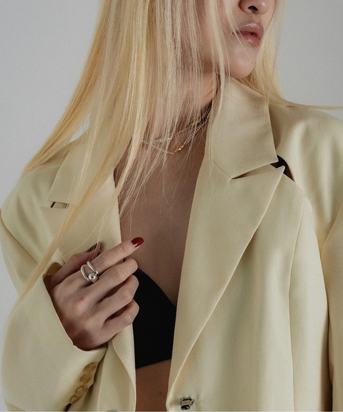 loni（ロニ）の「Nuance Stone Ring（リング・レディース・シルバー/ゴールド・#13/#11）」の6枚目の写真