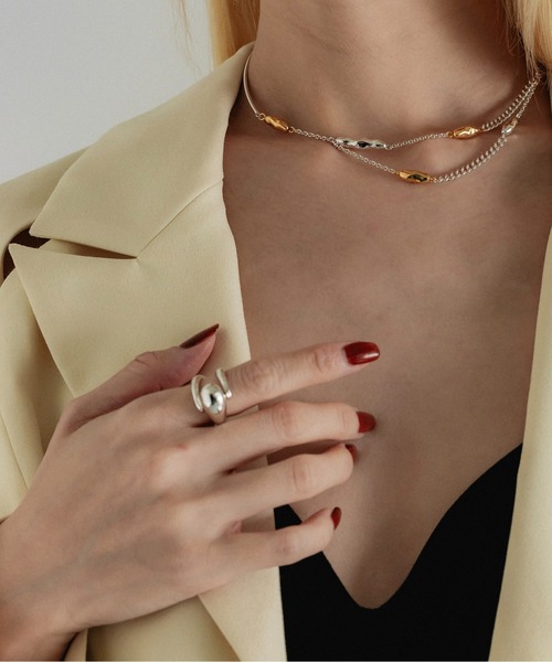 loni（ロニ）の「Nuance Stone Ring（リング・レディース・シルバー/ゴールド・#13/#11）」の9枚目の写真