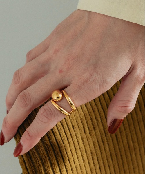 loni（ロニ）の「Nuance Stone Ring（リング・レディース・シルバー/ゴールド・#13/#11）」の5枚目の写真