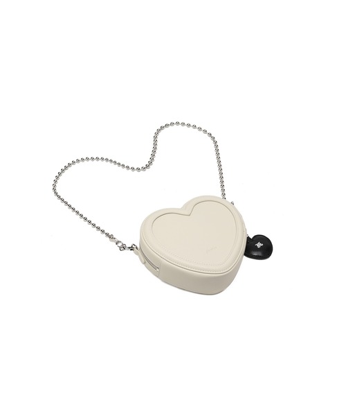 jouetie（ジュエティ）の「【jouetie / ジュエティ】 ハートチャーム付　ハートミニショルダーバッグ（ショルダーバッグ・レディース・ホワイト/ブラック/シルバー・FREE）」の13枚目の写真