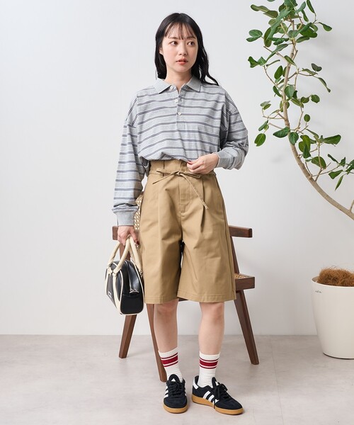 【極美品】プリーツプリーズ マルチカラー カットソー トップス 長袖 ボーダー 楽天市場】プリーツプリーズ（柄ボーダー）（Tシャツ