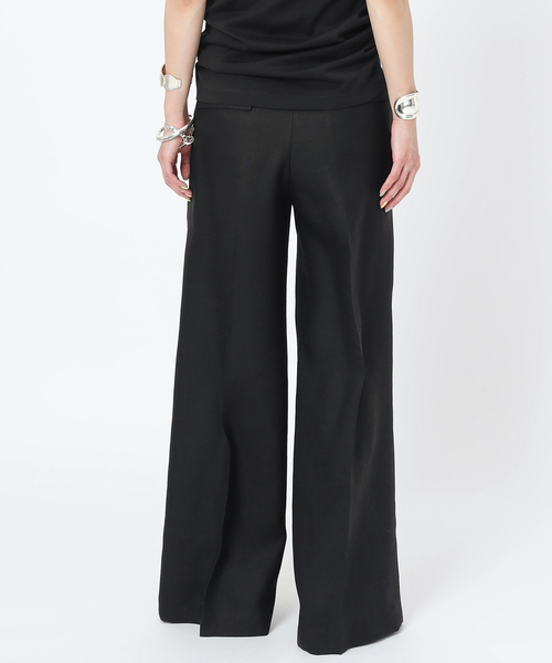 AP STUDIO(エーピーストゥディオ)の「テノールワイドパンツ(スラックス・レディース・ブラック・34/36/38/40)」の8枚目の写真