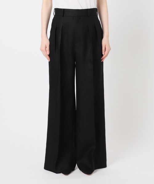 AP STUDIO(エーピーストゥディオ)の「テノールワイドパンツ(スラックス・レディース・ブラック・34/36/38/40)」の12枚目の写真