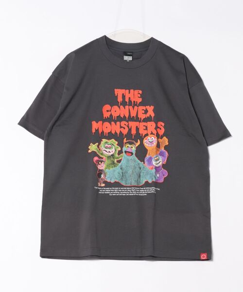 CONVEX（コンベックス）の「ﾓﾝｽﾀｰ/WIDE-T (大人)（Tシャツ/カットソー・メンズ・ベージュ/グリーン/チャコールグレー・LARGE/MEDIUM）」の2枚目の写真