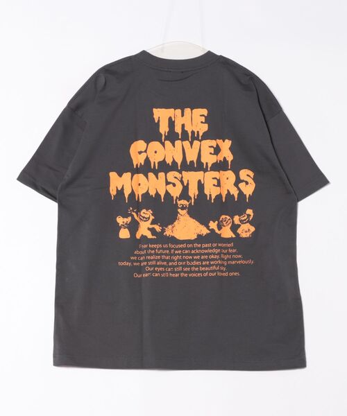 CONVEX（コンベックス）の「ﾓﾝｽﾀｰ/WIDE-T (大人)（Tシャツ/カットソー・メンズ・ベージュ/グリーン/チャコールグレー・LARGE/MEDIUM）」の4枚目の写真