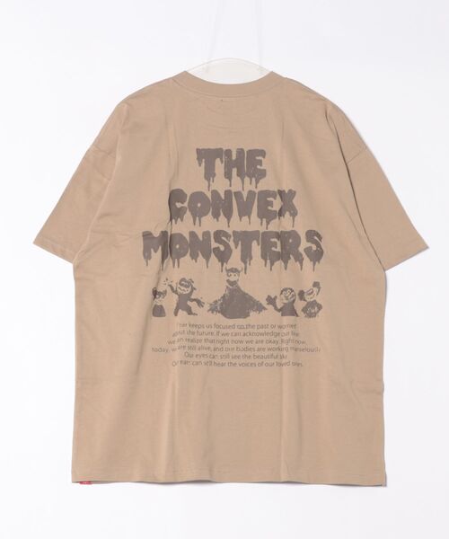 CONVEX（コンベックス）の「ﾓﾝｽﾀｰ/WIDE-T (大人)（Tシャツ/カットソー・メンズ・ベージュ/グリーン/チャコールグレー・LARGE/MEDIUM）」の5枚目の写真