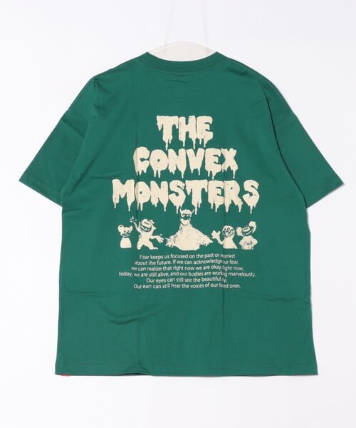 CONVEX（コンベックス）の「ﾓﾝｽﾀｰ/WIDE-T (大人)（Tシャツ/カットソー・メンズ・ベージュ/グリーン/チャコールグレー・LARGE/MEDIUM）」の6枚目の写真