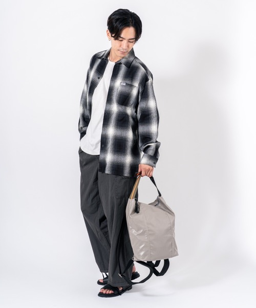 Jack Gomme(ジャックゴム)の「【JACK GOMME/ジャックゴム】2WAY バックパック トートバッグ リュック LILLE(バックパック/リュック・メンズ・ホワイト/カーキ/グレー/ブラック/ネイビー・FREE)」の20枚目の写真