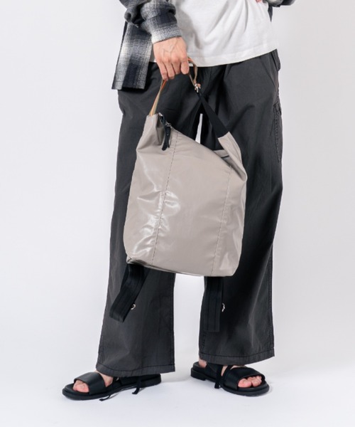 Jack Gomme(ジャックゴム)の「【JACK GOMME/ジャックゴム】2WAY バックパック トートバッグ リュック LILLE(バックパック/リュック・メンズ・ホワイト/カーキ/グレー/ブラック/ネイビー・FREE)」の18枚目の写真