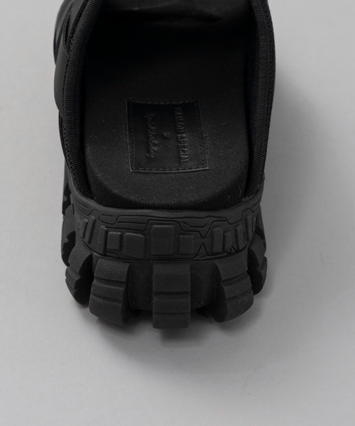 メゾンスペシャル ラトリングソール 厚底 サンダル ブラック 25.5 MAISON SPECIAL サンダル 「UNISEX」「SPECIAL SHOES FACTORY