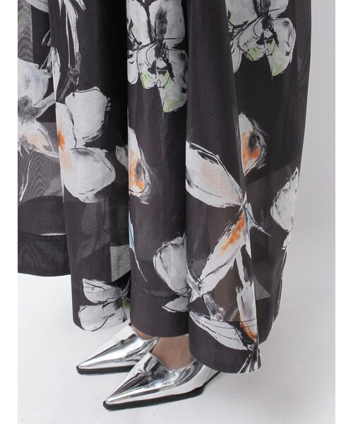 OUNNOUN】プリントタックワンピース（ワンピース）｜OUNNOUN